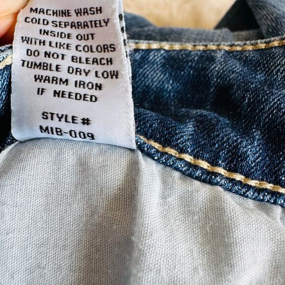 Prosperity Made in Blue Women Denim Cotton Blue Jeans Button Fly Straight Leg 27 - Picture 7 of 7